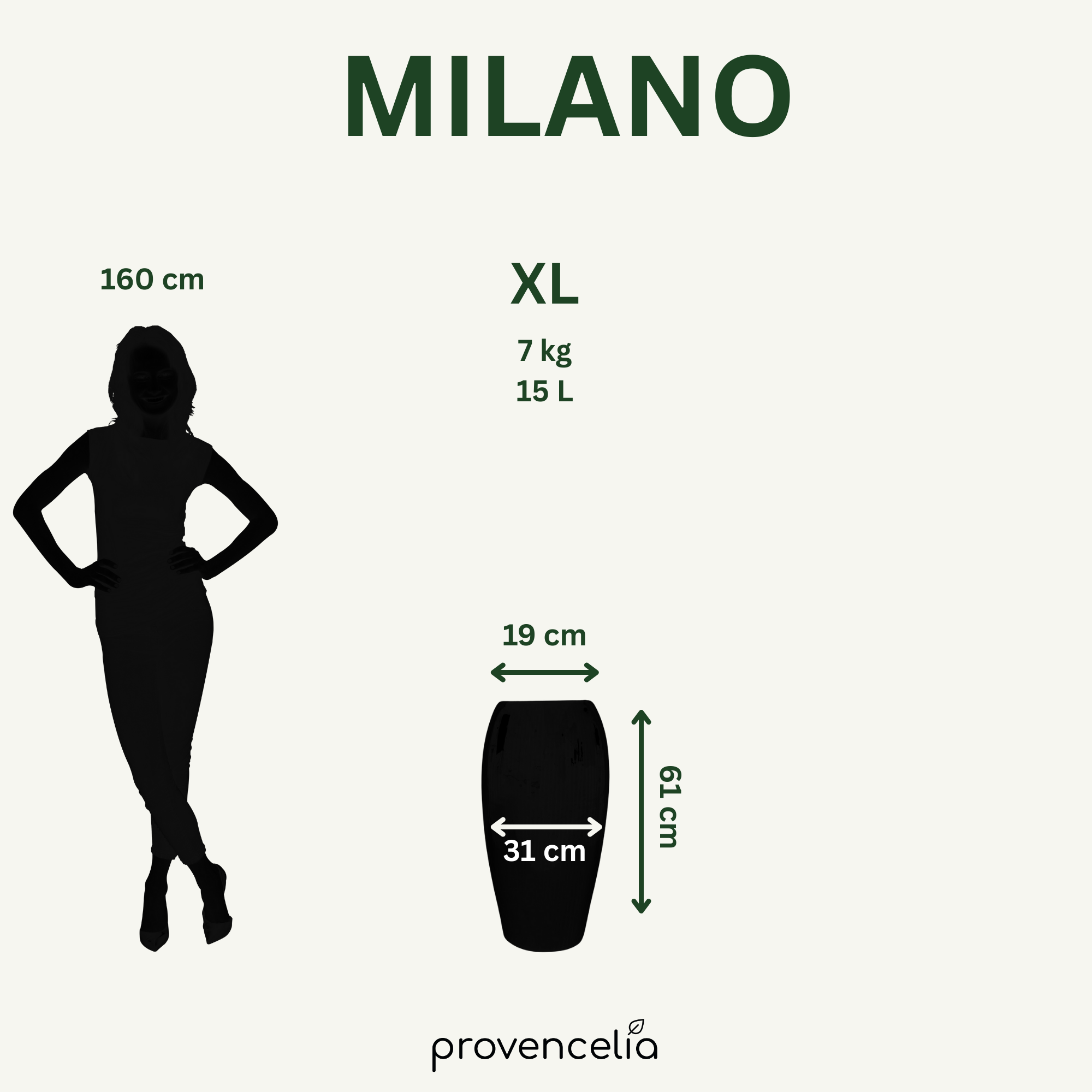 XXL Keramik-Pflanzkübel MILANO - Hellblau