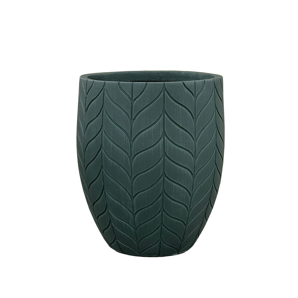 Betonblumentopf Essence – Dunkelgrün - XL (54 x 60 cm)