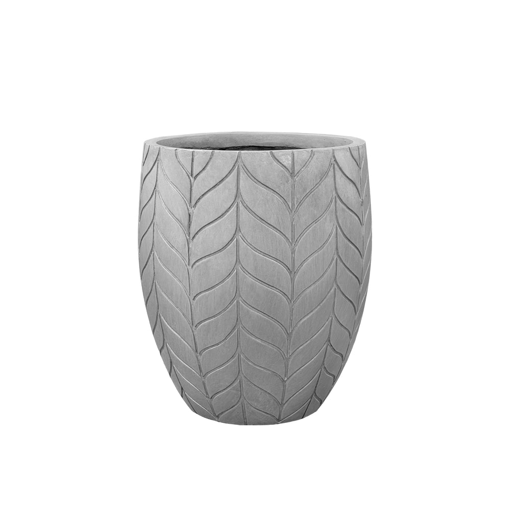 Betonblumentopf Essence – Lichtgrau - L (40 x 46 cm)