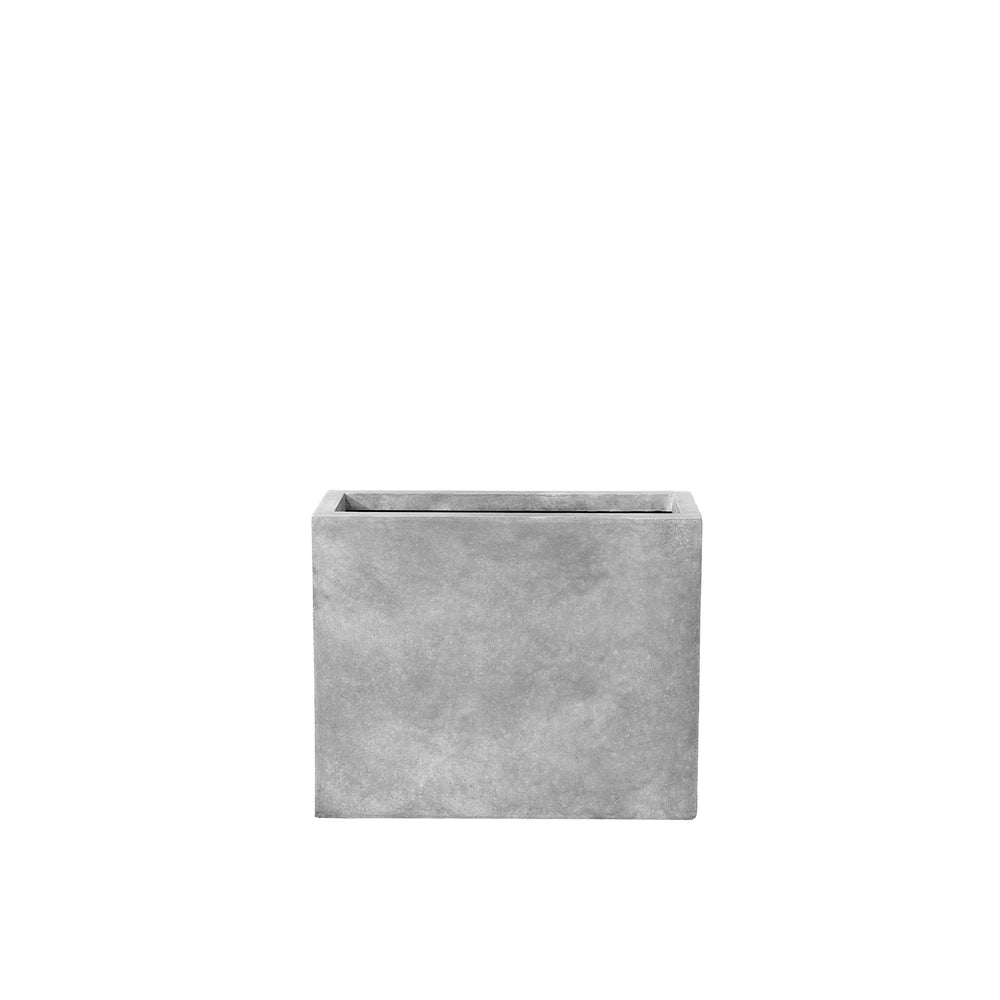 Beton-Pflanzkübel Horizon (49 x 17 x 40 cm) – Lichtgrau