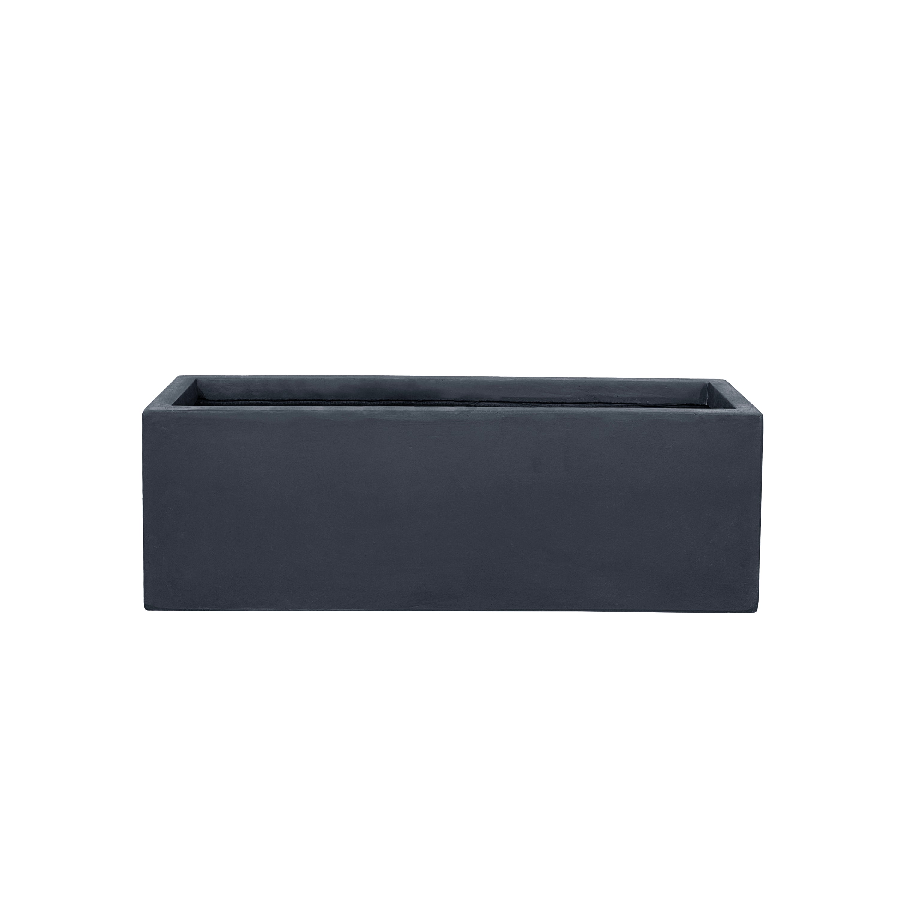Beton-Pflanzkübel Horizon (65 x 16 x 18 cm) – Dunkelgrau