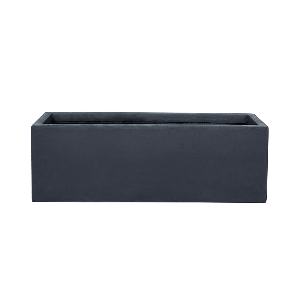 Beton-Pflanzkübel Horizon (75 x 24 x 25 cm) – Dunkelgrau