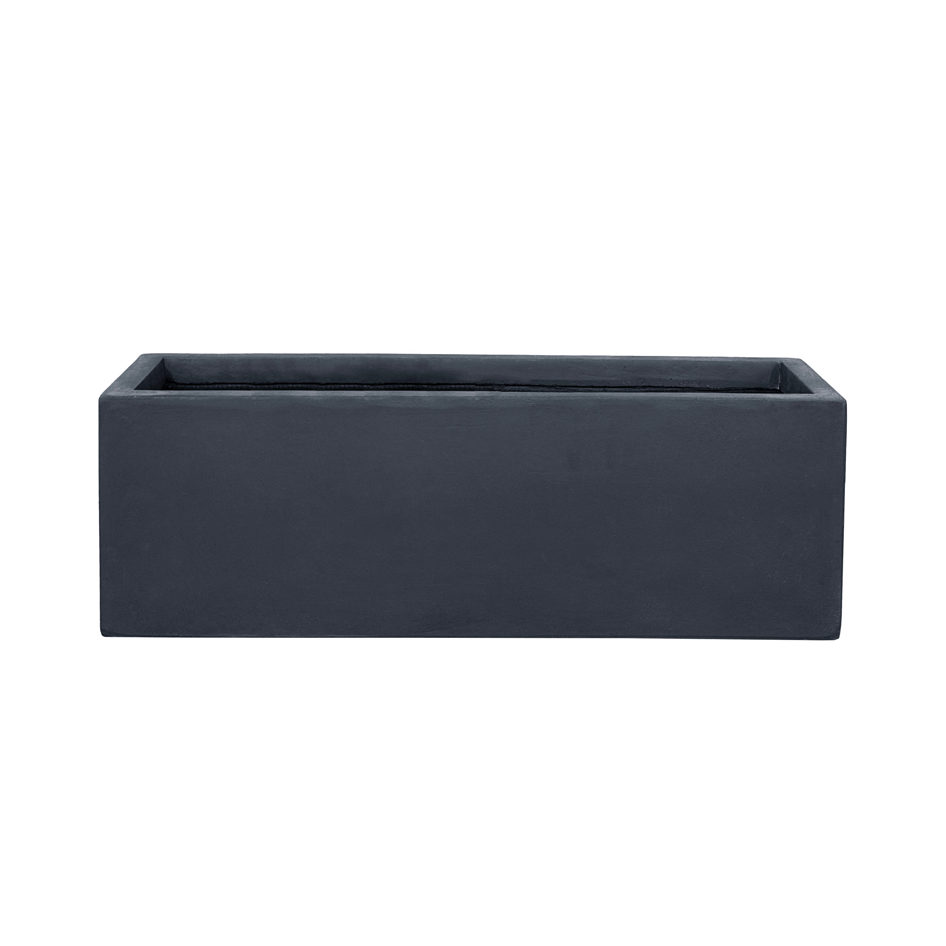 Beton-Pflanzkübel Horizon (75 x 24 x 25 cm) – Dunkelgrau