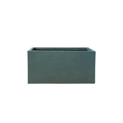 Betonový květináč Horizon (79 x 37 x 37 cm) - Tmavě zelená