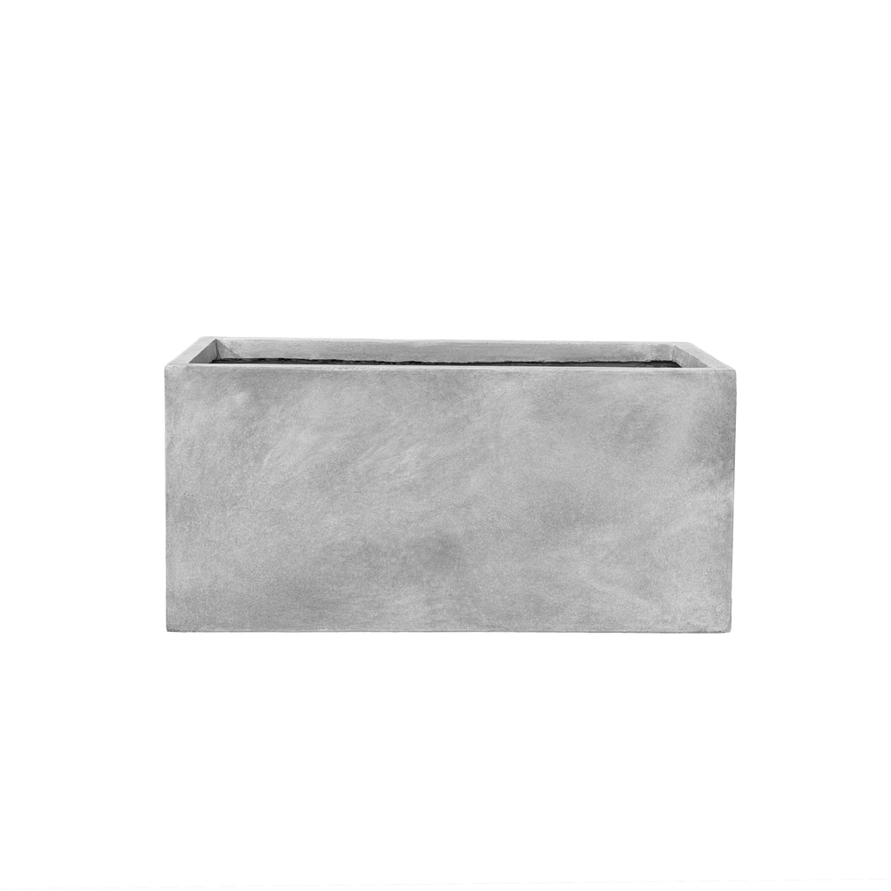 Beton-Pflanzkübel Horizon (79 x 37 x 37 cm) – Lichtgrau