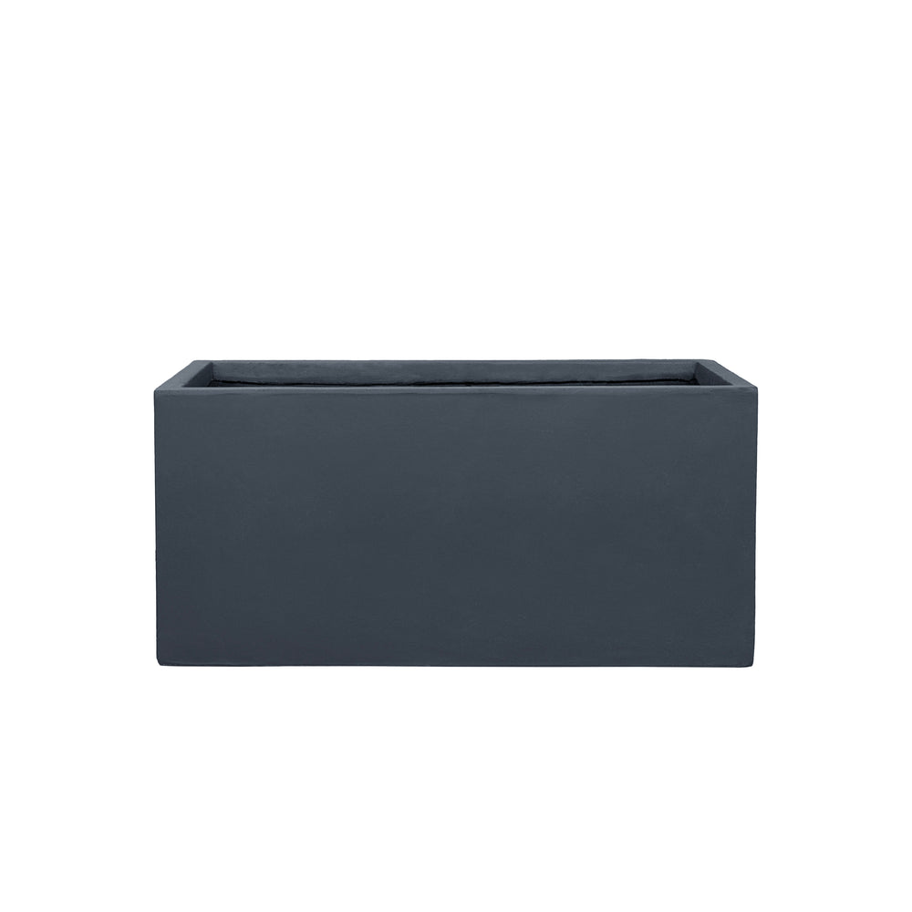 Beton-Pflanzkübel Horizon (99 x 46 x 46 cm) – Dunkelgrau