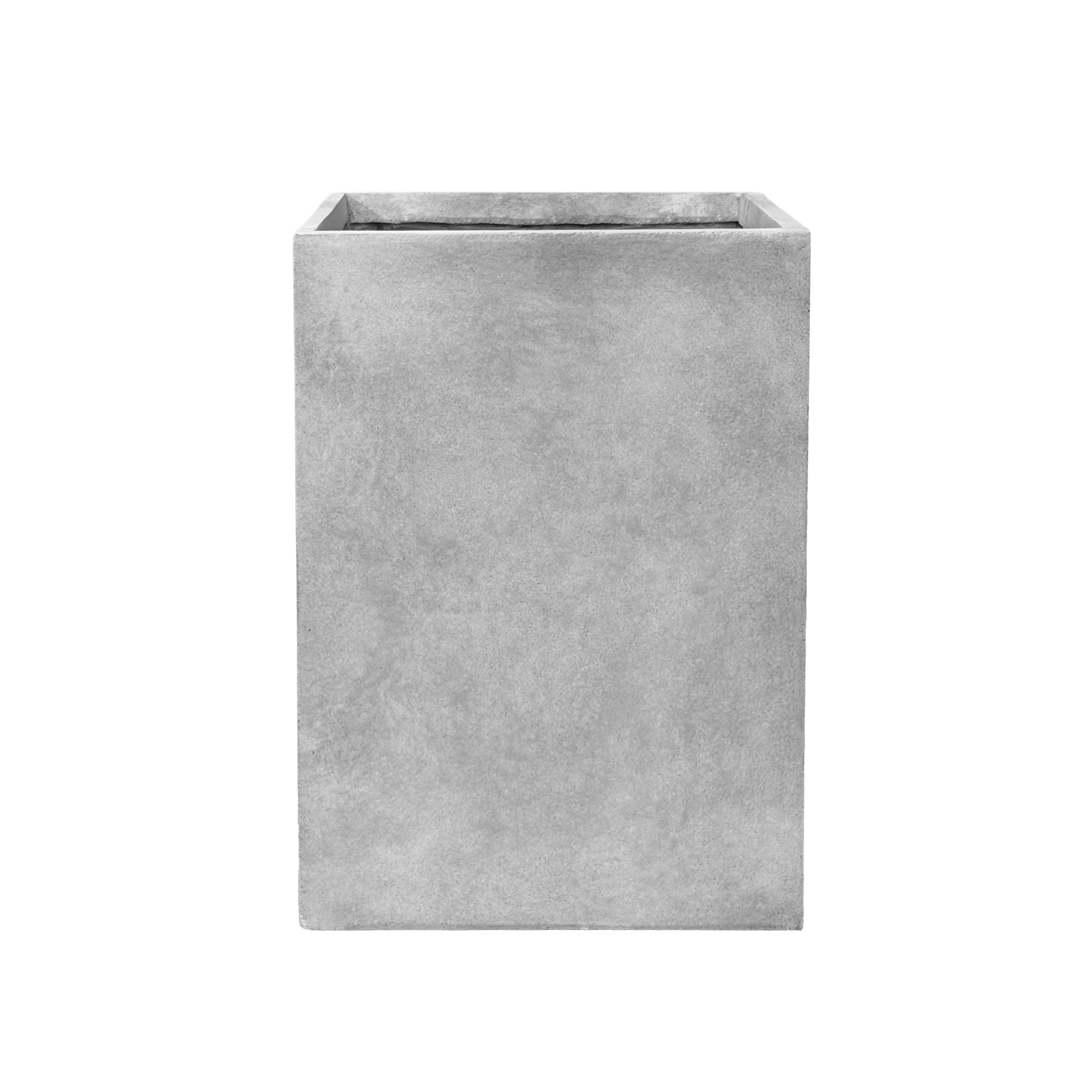 Beton-Pflanzkübel Kubix (38 x 38 x 54 cm) – Lichgrau