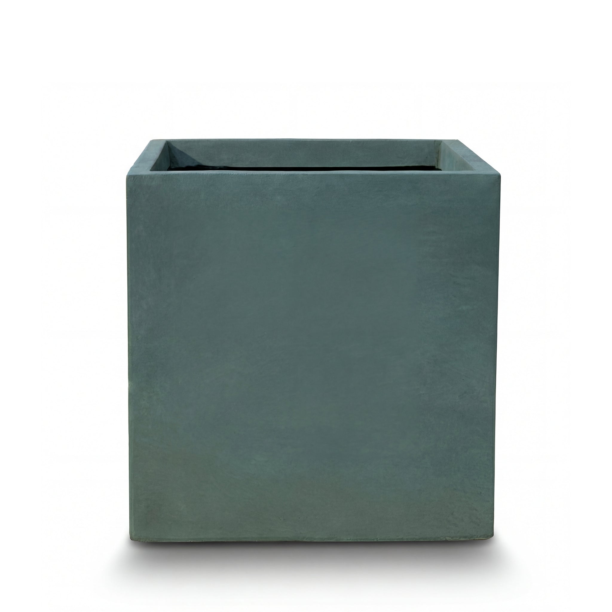 Beton-Pflanzkübel Kubix (40 x 40 x 40 cm) – Dunkelgrün