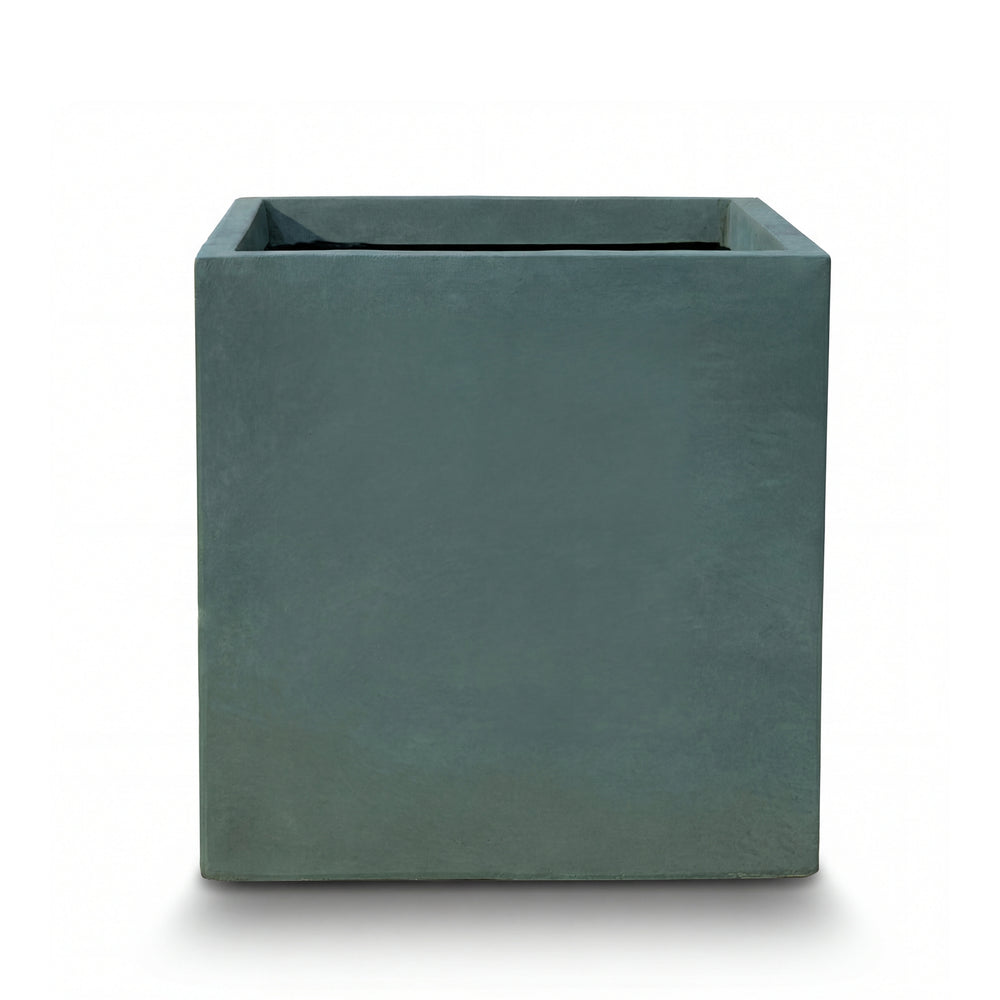 Beton-Pflanzkübel Kubix (50 x 50 x 50 cm) – Dunkelgrün