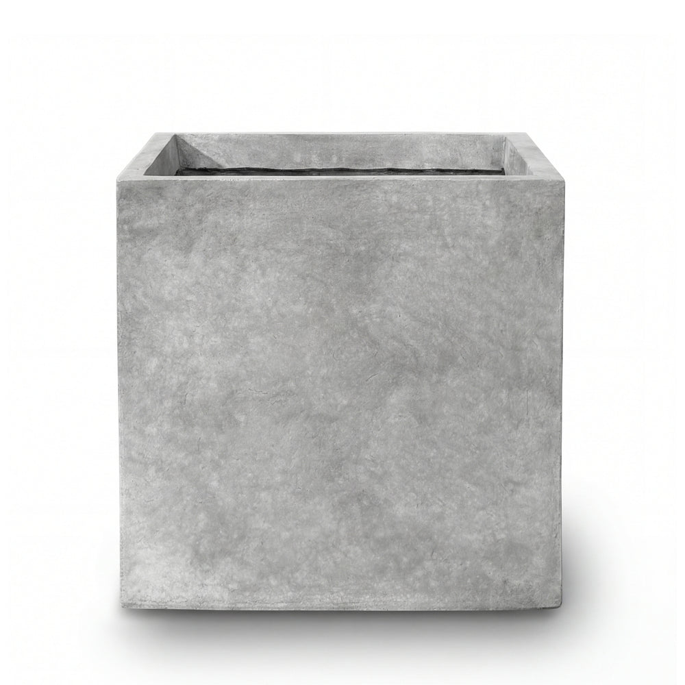 Beton-Pflanzkübel Kubix (50 x 50 x 50 cm) – Hellgrau