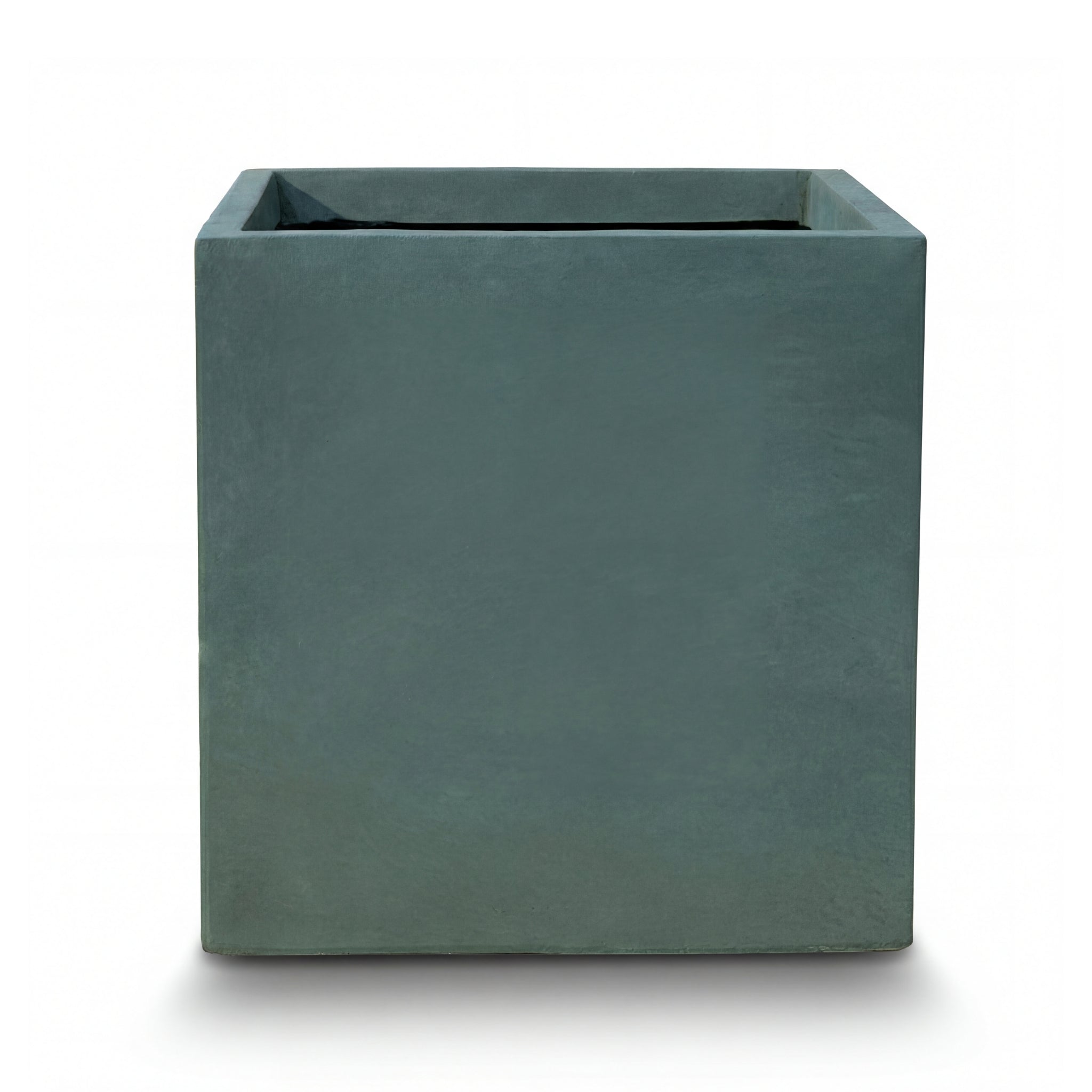 Beton-Pflanzkübel Kubix (60 x 60 x 60 cm) – Dunkelgrün