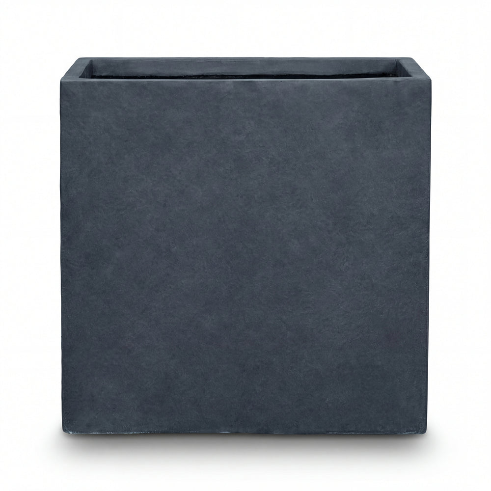 Beton-Pflanzkübel Kubix (75 x 75 x 75 cm) – Dunkelgrau