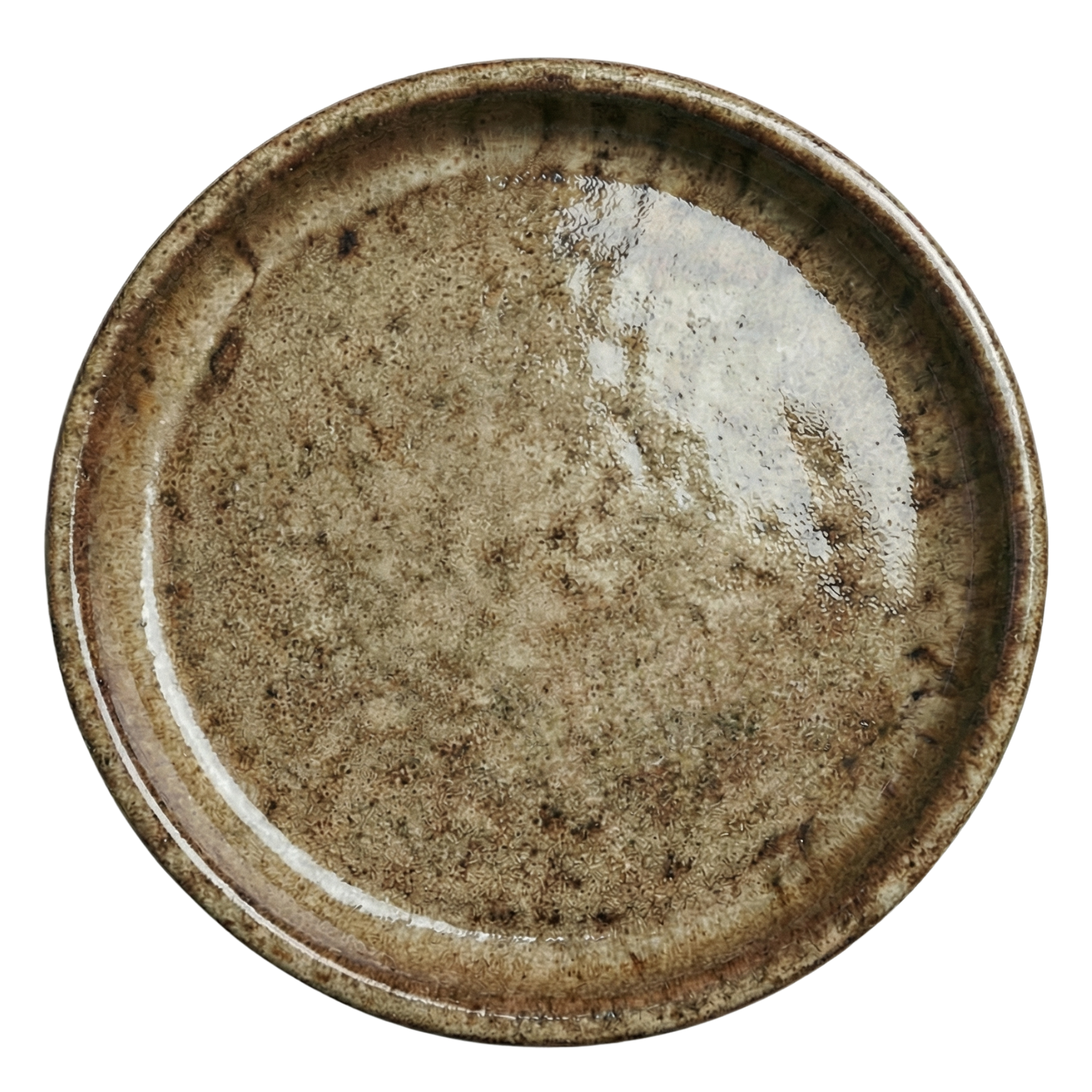 Podmiska pod květináč - Broušený bronz