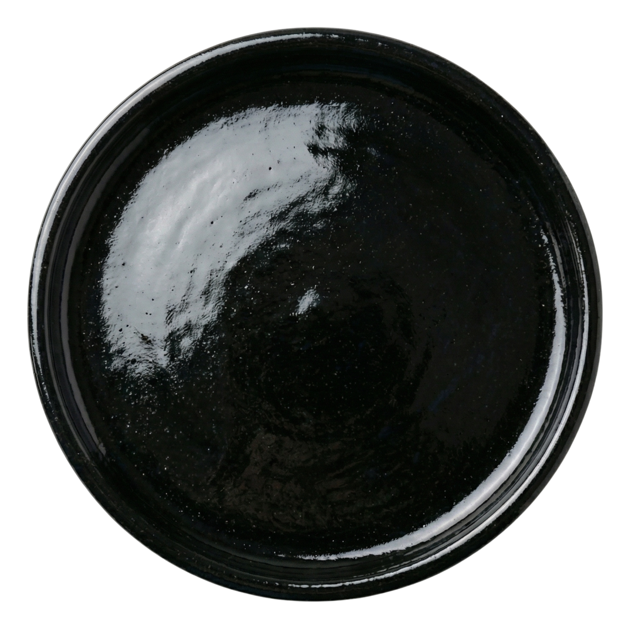 Podmiska pod květináč - Černá