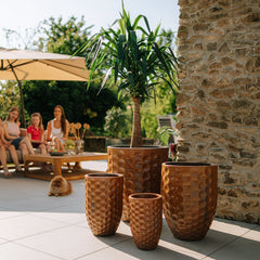 Keramický květináč MEROVEE - Antická rez