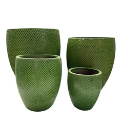 Keramicky květináč Signac - Jablkově zelená