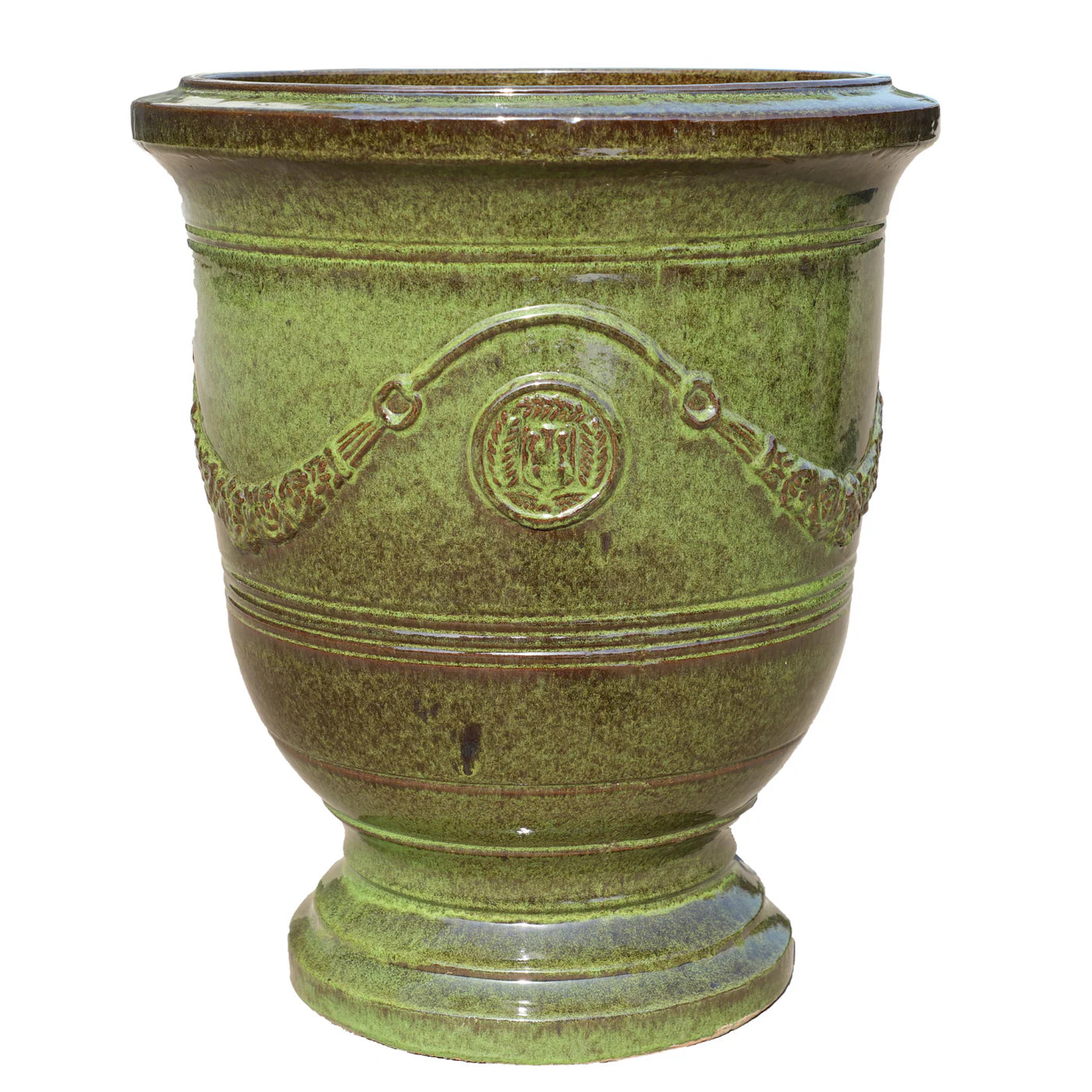 Keramik-Blumentopf RICHELIEU - Tropisches Grün