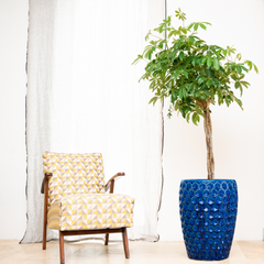 Keramik-Blumentopf VERSAILLE - Blau