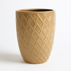 Keramický květináč Zeus - Pískovaný bronz