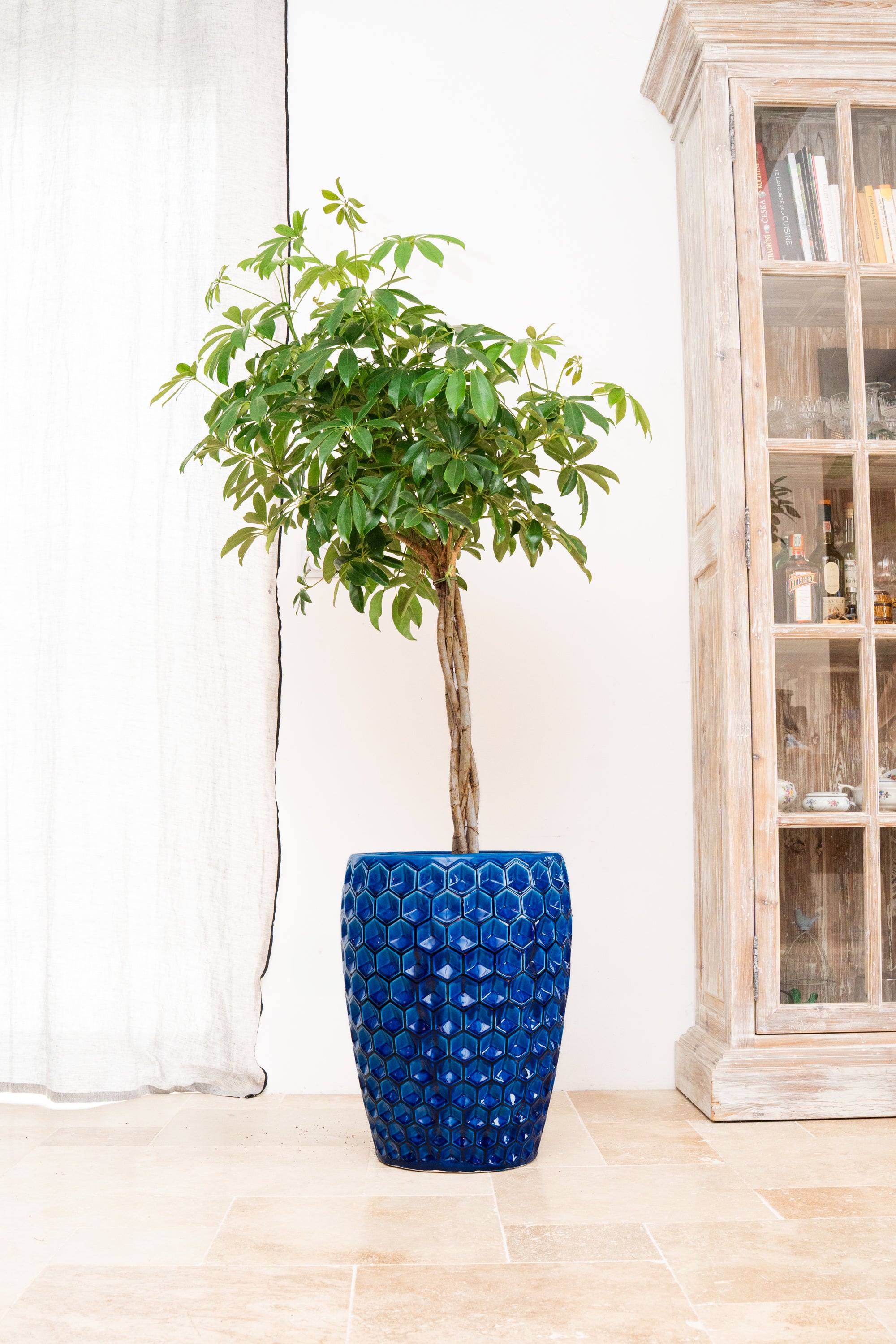 Keramischer Blumentopf Versaille – Blau