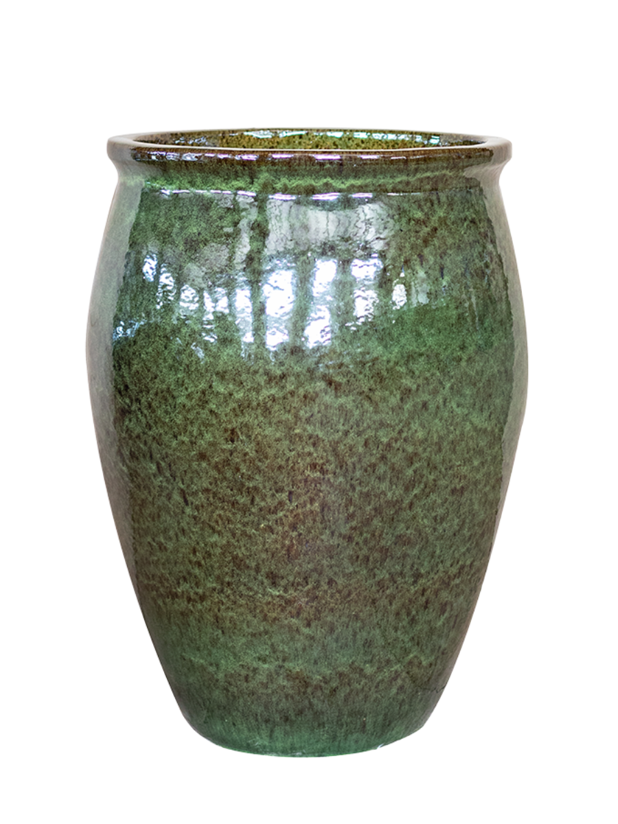 Keramik-Blumentopf BACCHUS - Tropisches Grün