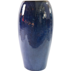 XXL Keramik-Blumentopf MILANO - Dunkelblau