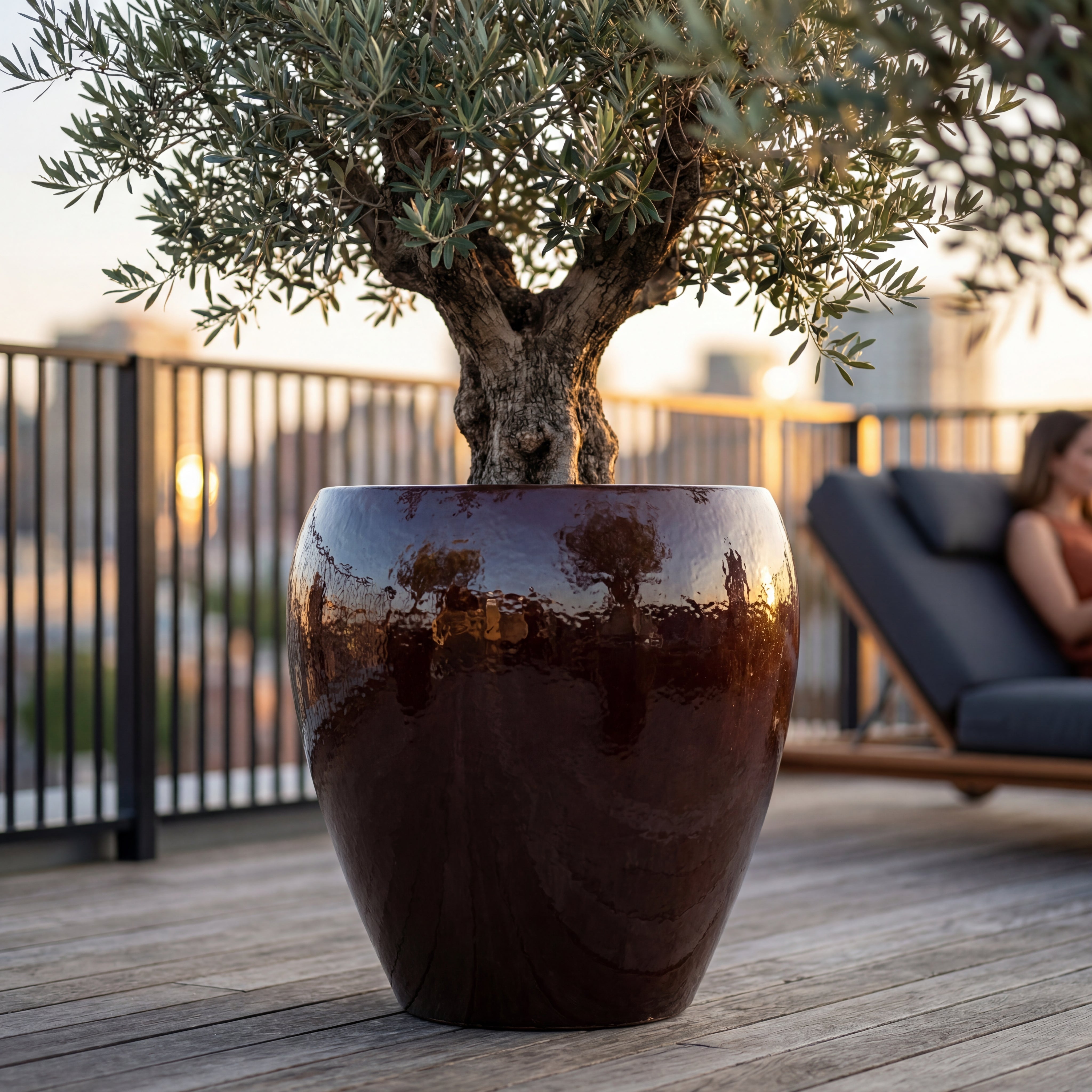 Keramický květináč LAFONTAINE - doplňující náhled