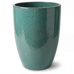 Keramik-Blumentopf Mazarin 2 – Smaragdgrün