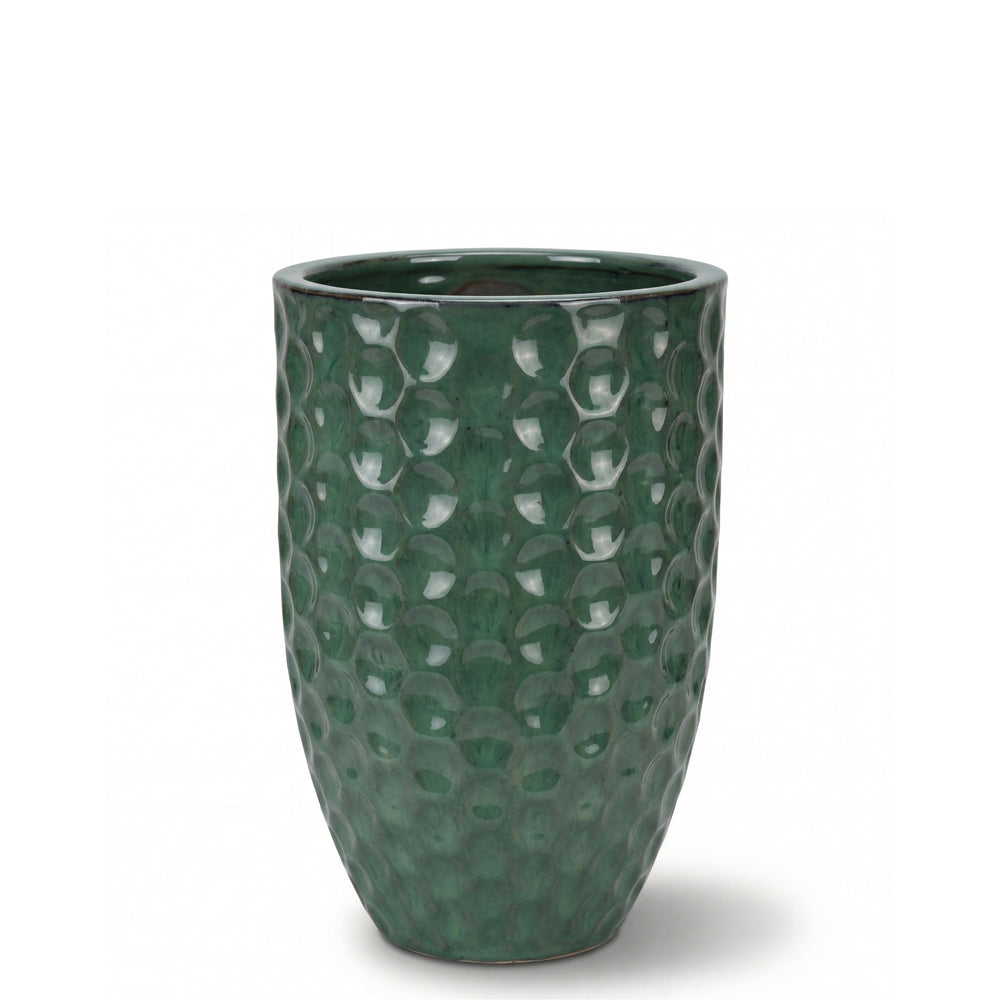 Keramischer Pflanzkübel MEROVEE – Jade - M (23 x 35 cm)
