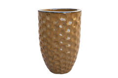 Keramischer Blumentopf MEROVEE – Wüstengelb