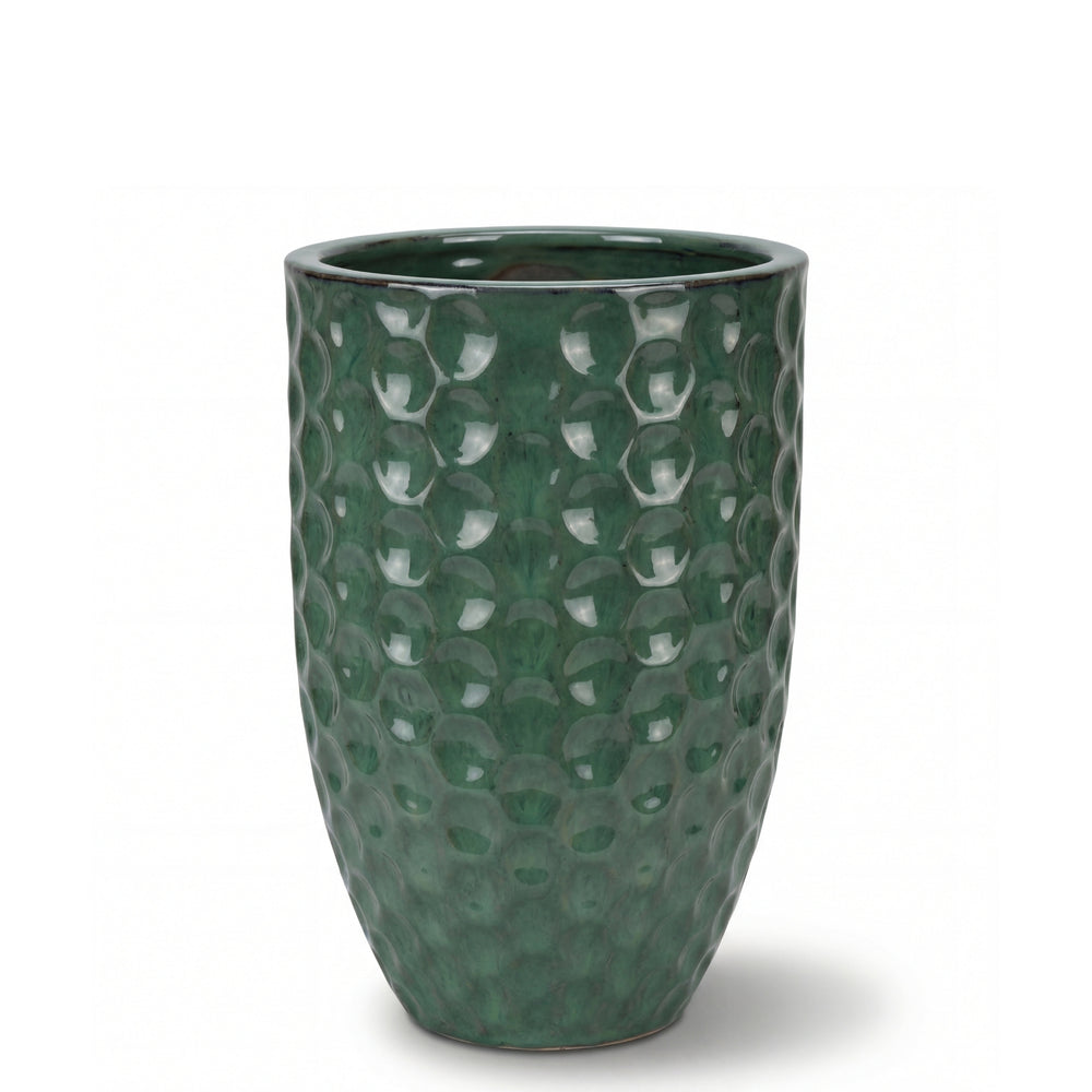 Keramischer Pflanzkübel MEROVEE – Jade - L (30 x 45 cm)