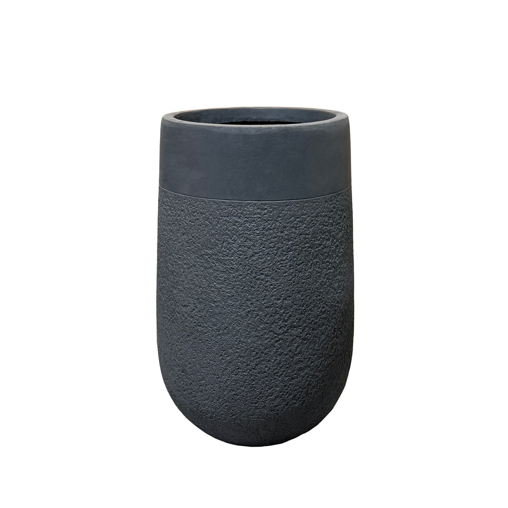 Beton-Pflanzkübel Opus – Dunkelgrau - XL ( 53x78cm)