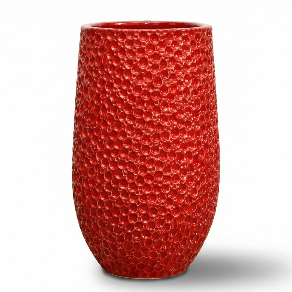 Keramik-Pflanzkübel Paris - Rot - XXL (39 x 63 cm)