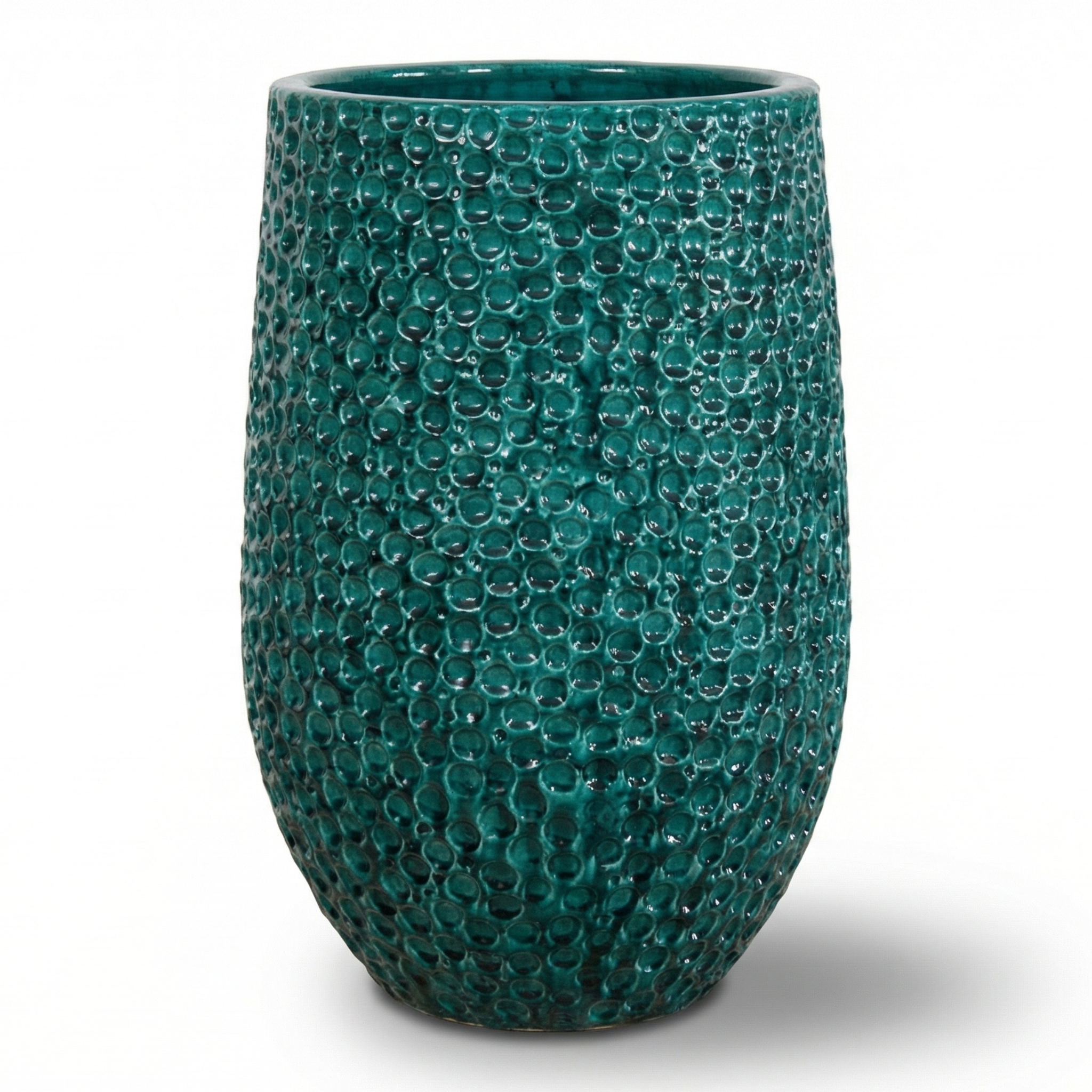 Keramický květináč PARIS tmavě zelená – Provencelia, ručně vyráběný, mrazuvzdorný