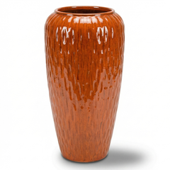 Keramik-Pflanzkübel POMPADOUR - Tropisches Orange