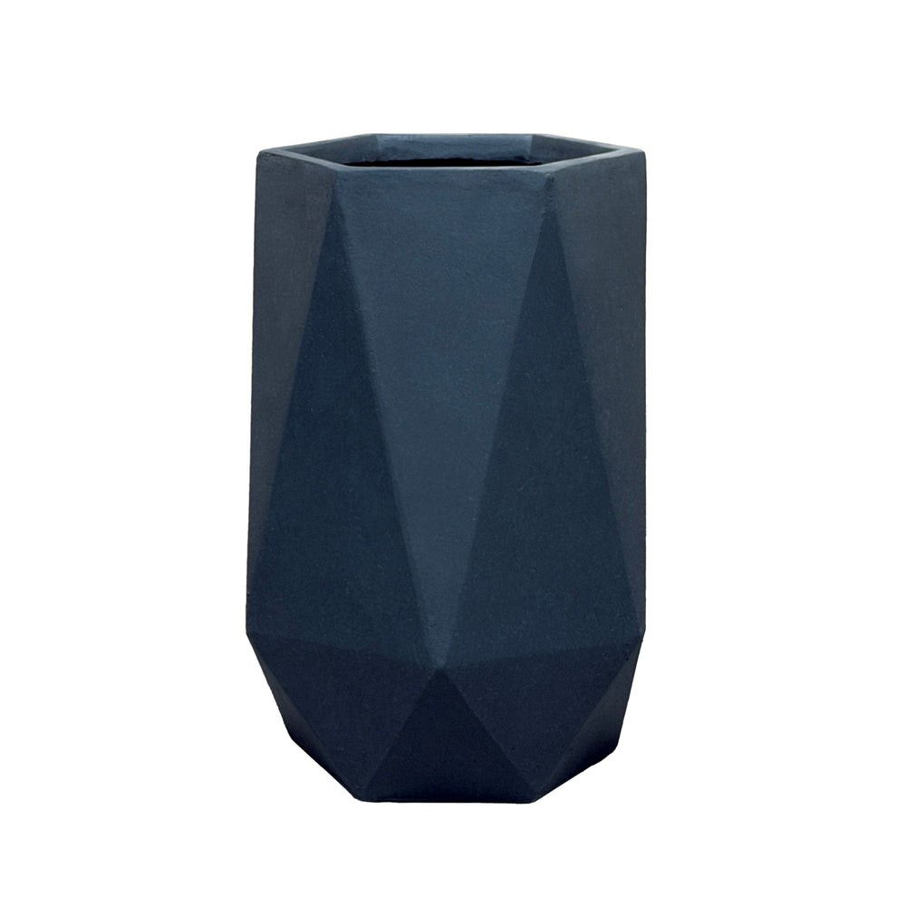 Betonblumentopf PRISME – Dunkelgrau - L (32 x 44 cm)