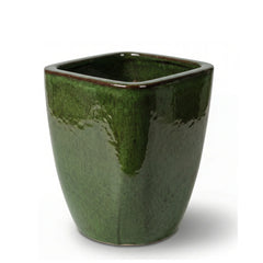 Keramischer Blumentopf VAUBAN – Tropengrün – L (34 × 43 cm)