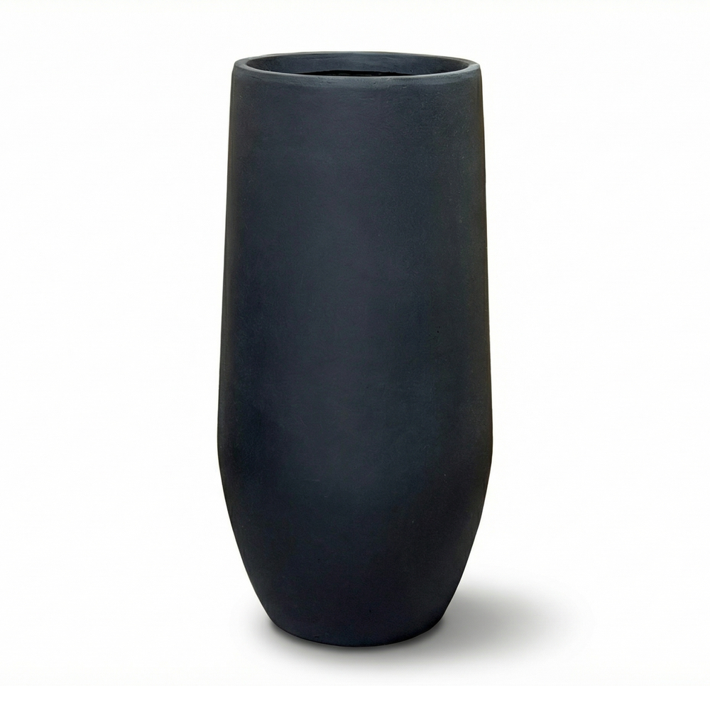 Beton-Pflanzkübel Zenith – Mattschwarz - XL (30 cm x 60 cm)
