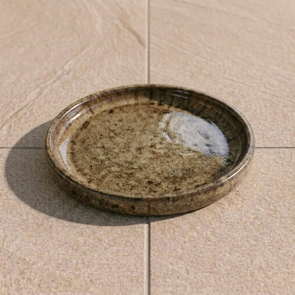 Untersetzer für Pflanzkübel – Sandfarben (Ø 16–40 cm)