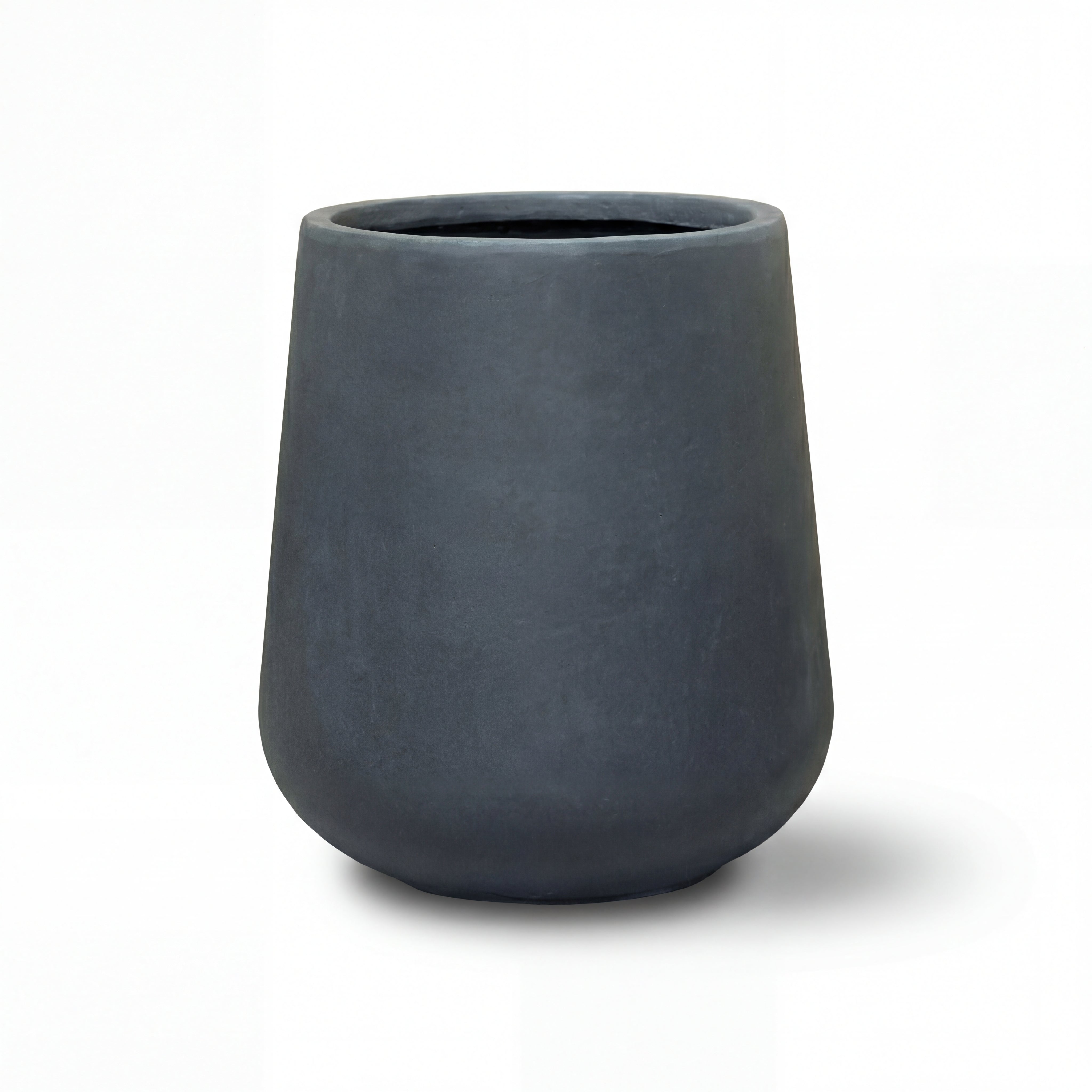 Beton-Blumentopf Silex – Dunkelgrau