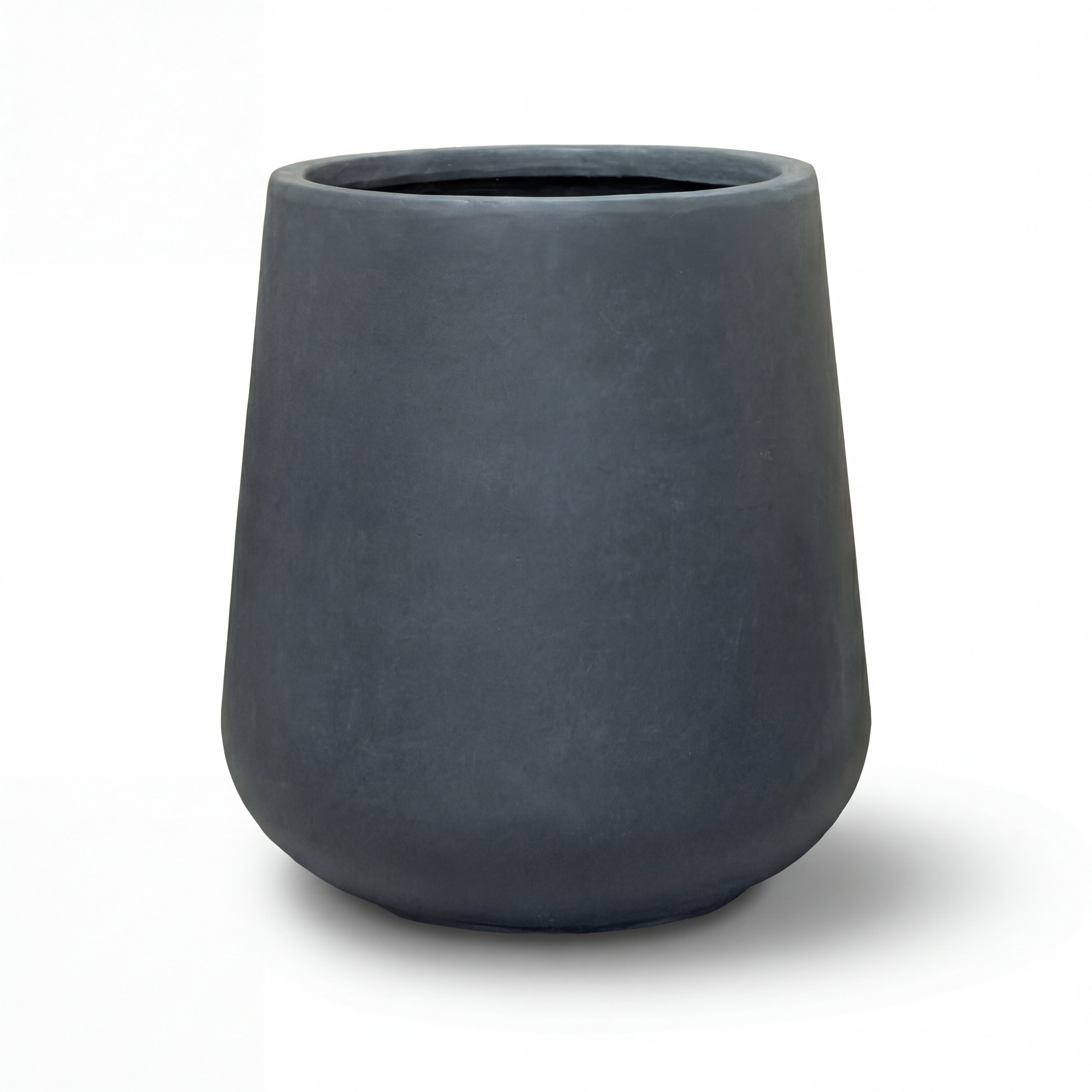 Beton-Blumentopf Silex – Dunkelgrau