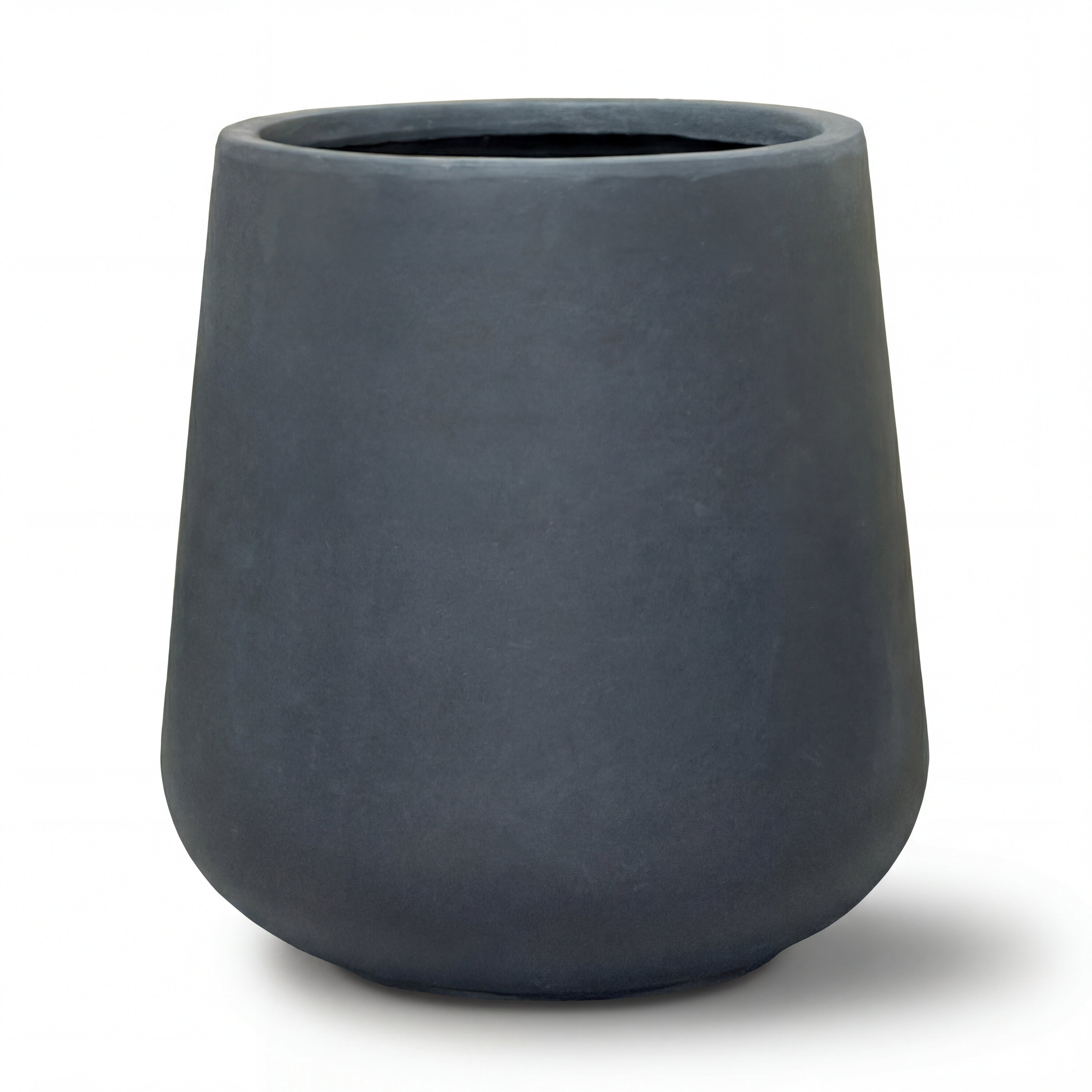 Beton-Blumentopf Silex – Dunkelgrau