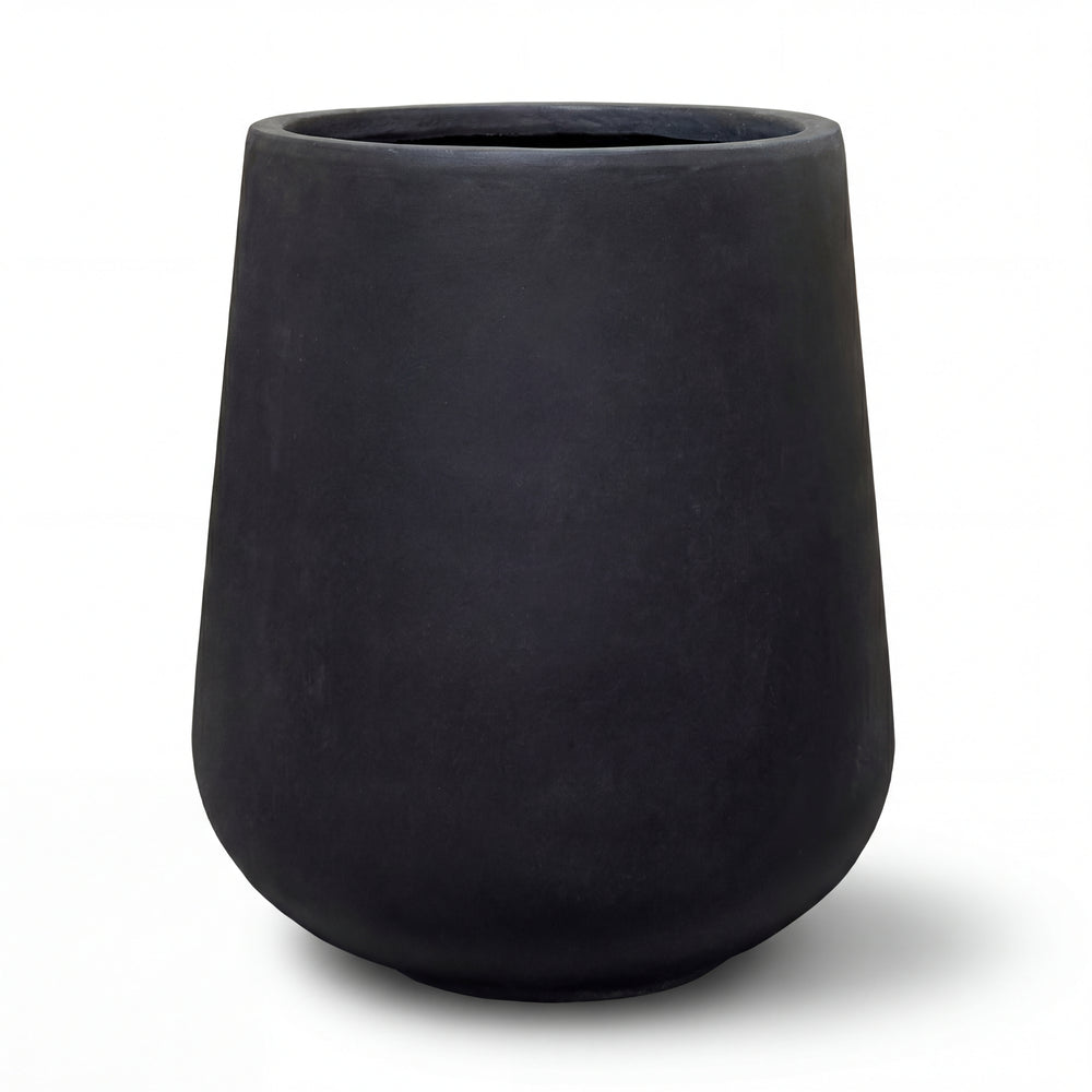 Beton-Pflanzkübel Silex – Mattschwarz - XXL 84 cm x 85 cm)