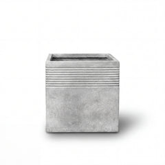 Beton-Blumentopf Spirit – Hellgrau