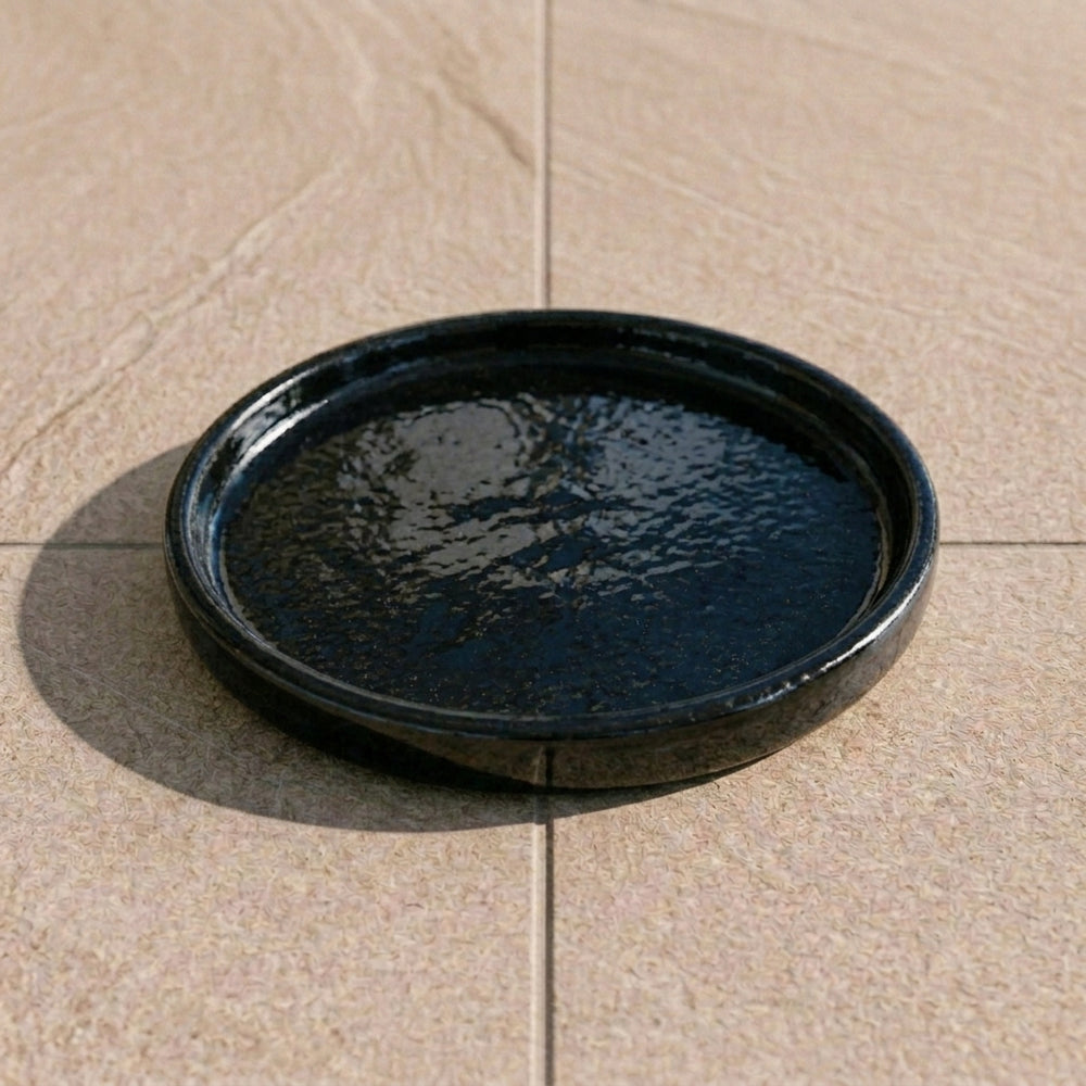 Untersetzer für Pflanzkübel – Schwarz (Ø 15–40 cm)