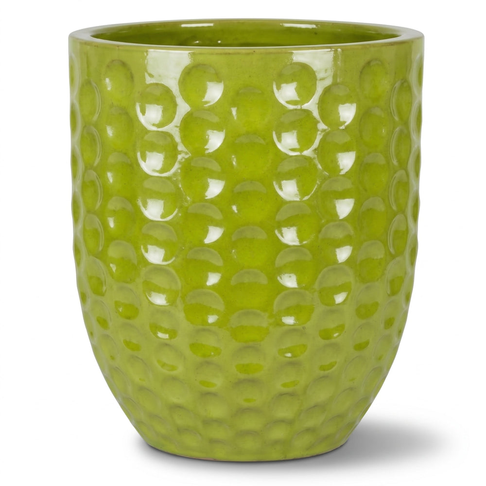 Keramik-Pflanzkübel MEROVEE – Olivgrün - XXL (55 cm x 65 cm)
