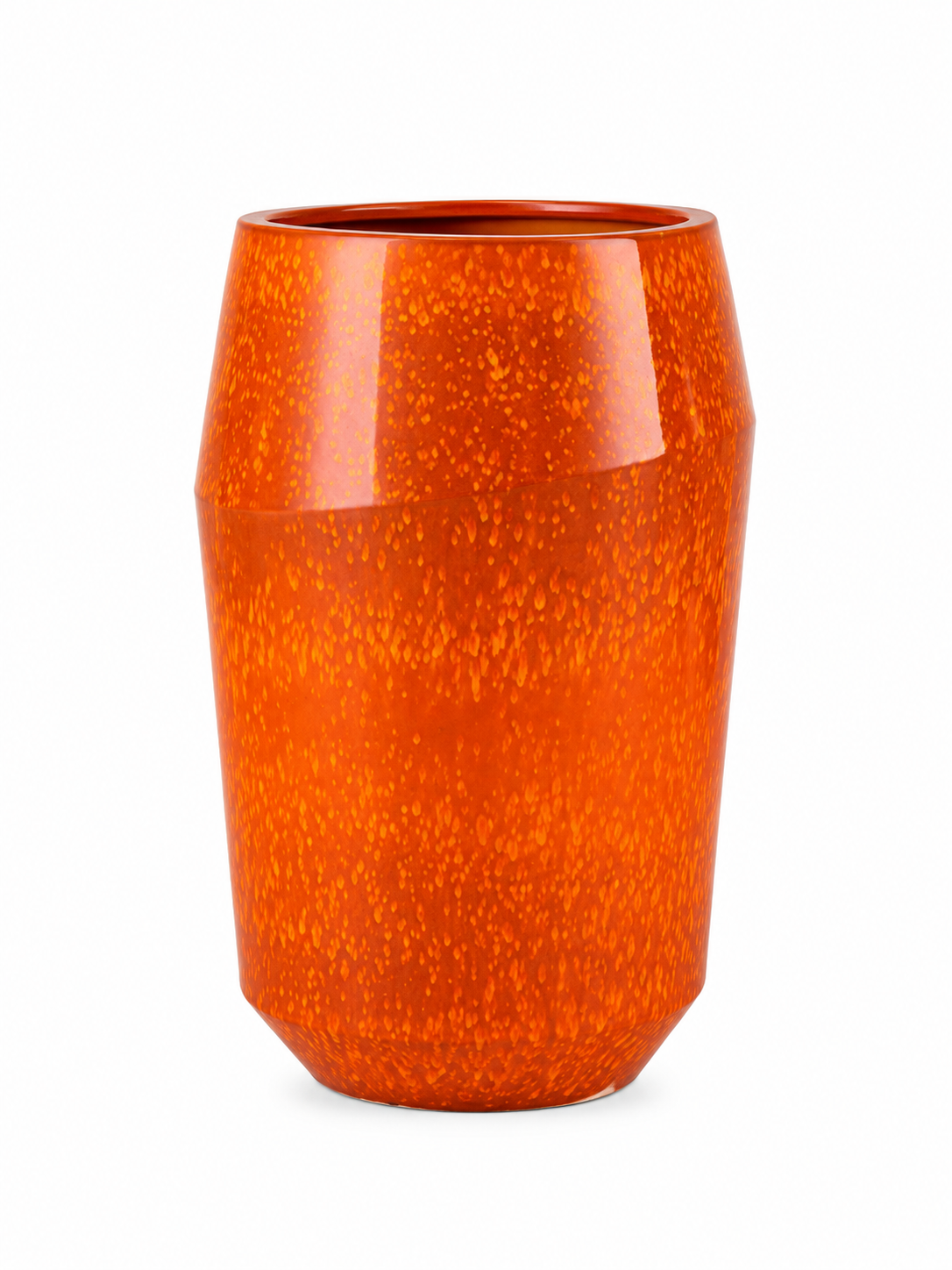Keramik-Pflanzkübel MONACO - Orange - XXL (44 x 67 cm)