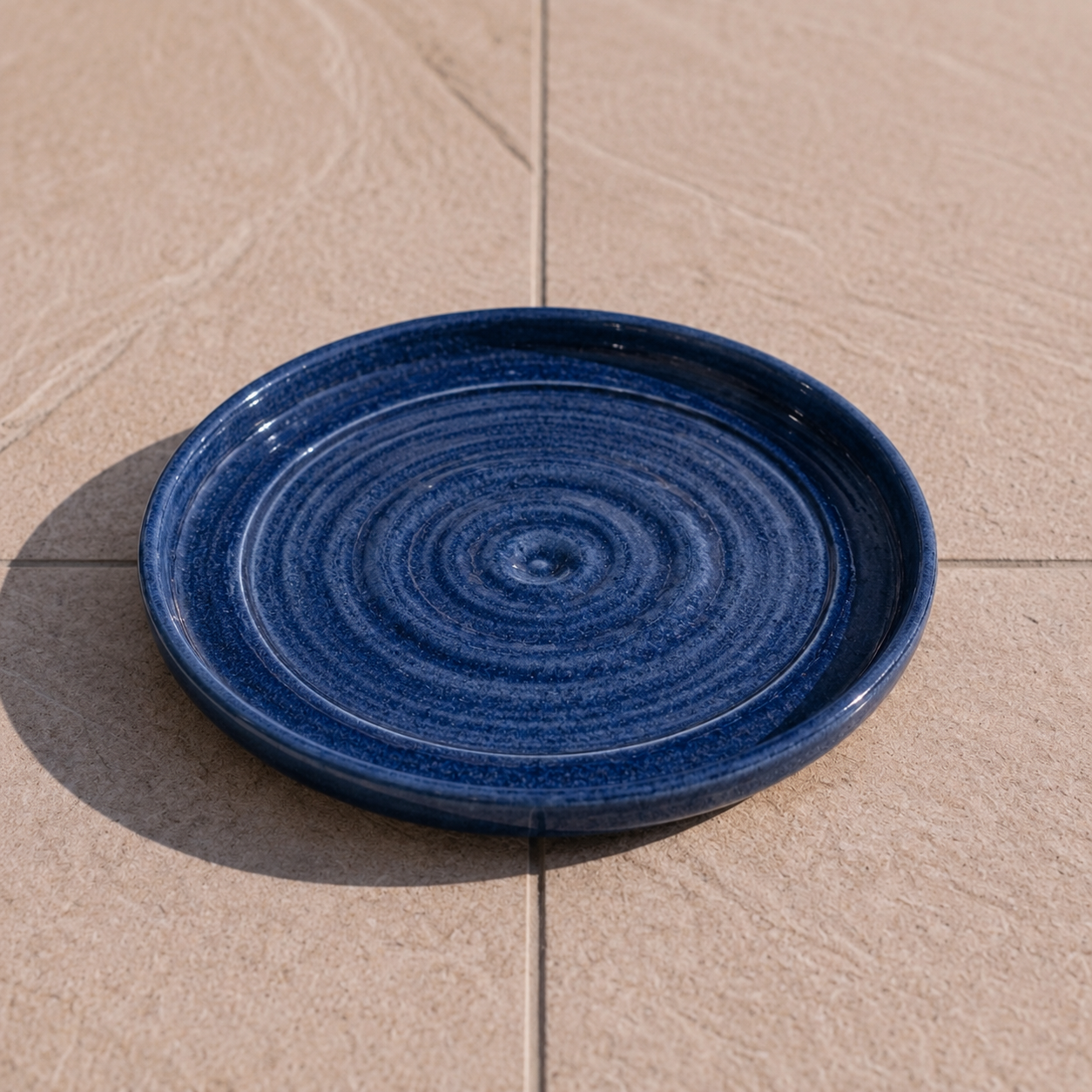 Pflanzkübel-Untersetzer – Mitternachtsblau (Ø 16–49 cm)