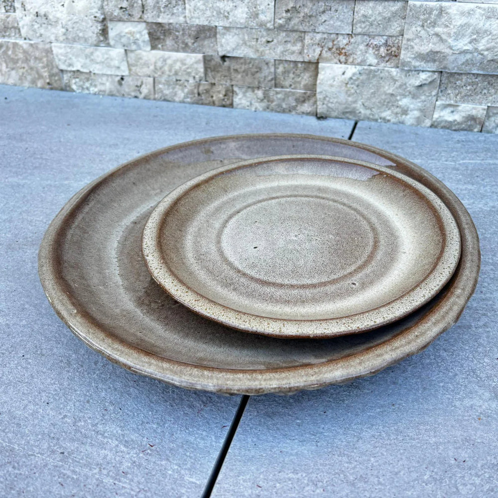 Untersetzer für Pflanzkübel – Bronze (Ø 17–33 cm)