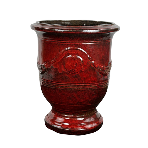 Keramik-Blumentopf RICHELIEU - Ziegelrot